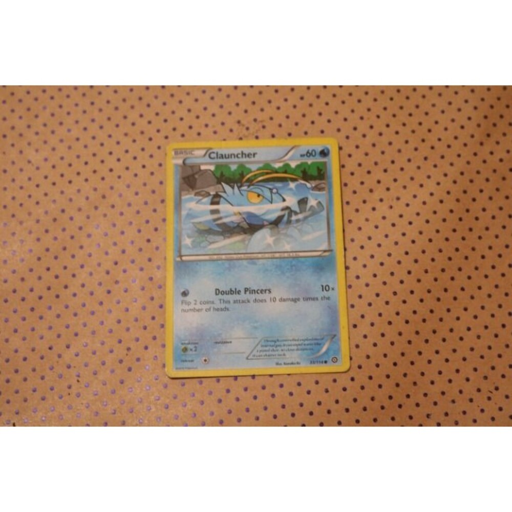 Clauncher 33/114 Pokemon Card (2016)